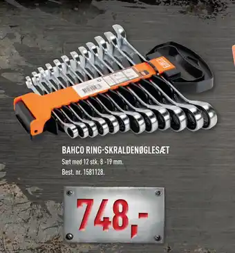 Johannes Fog BAHCO RING-SKRALDENØGLESÆT tilbud