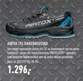 Johannes Fog AIRTOX TX1 SIKKERHEDSSKO tilbud