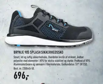 Johannes Fog BRYNJE 905 SPLASH SIKKERHEDSSKO tilbud