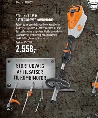 Johannes Fog STIHL KMA 135 R BATTERIDREVET KOMBIMOTOR tilbud