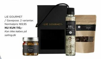 Salling LIE GOURMET Gavepose 2 varianter tilbud