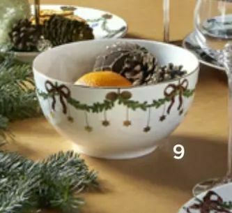 Salling ROYAL COPENHAGEN Stjerne Riflet Jul Skål tilbud