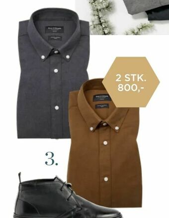Salling BRUUN & STEENGADE Skjorte tilbud