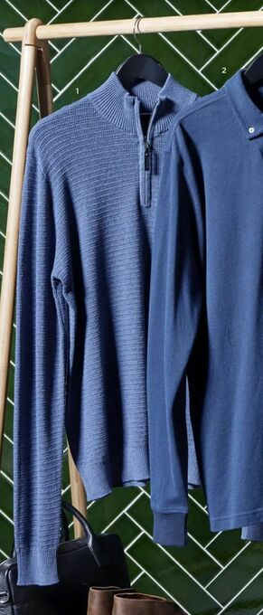 Salling Strik med lynlås. Flere farver. Str. M-4XL tilbud