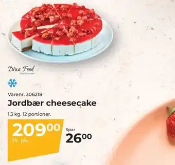 Jordbær cheesecake