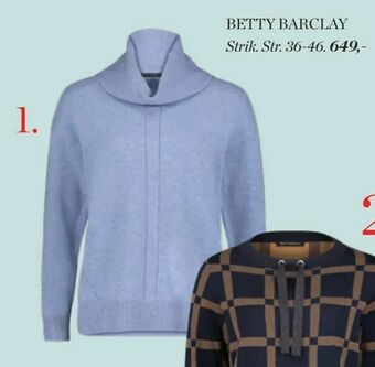 Salling BETTY BARCLAY Strik tilbud