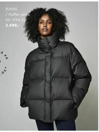 RAINS Puffer jakke