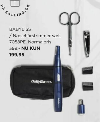 BABYLISS / Næsehårstrimmer sæt
