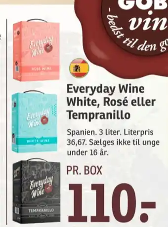 SPAR Spansk Hvidvin tilbud