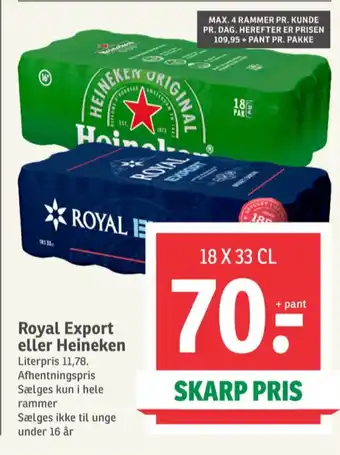 SPAR Øl tilbud