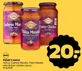 Netto Cashew Masala Sauce tilbud