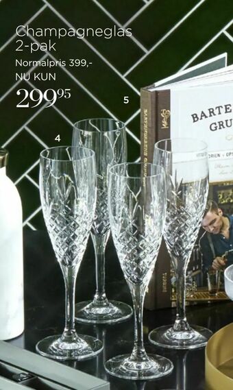 FREDERIK BAGGER Crispy Celebration Champagneglas