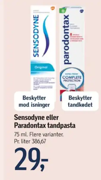 Føtex Tandpasta tilbud