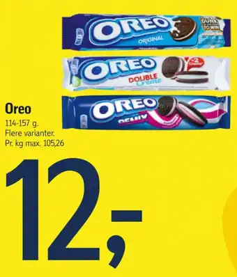 Føtex Oreo Remix Rasb & vanilje tilbud