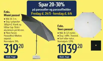 Føtex Parasol tilbud