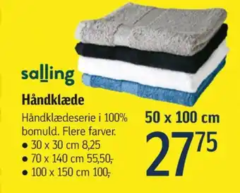 Føtex Håndklæde tilbud