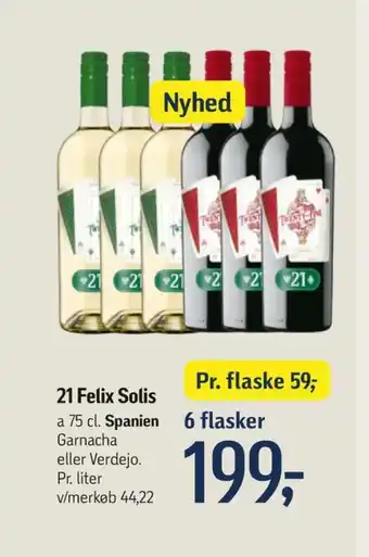 Føtex Spansk Rødvin tilbud