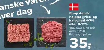 Kvickly Hakket kalv og grisekød 8-12% tilbud