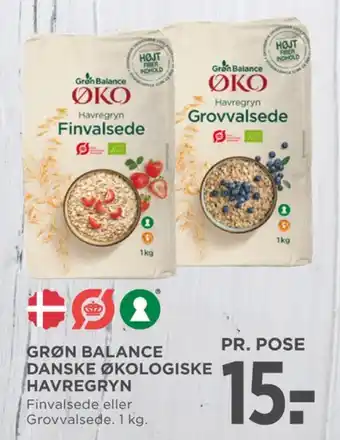 MENY Finvalsede Havregryn tilbud