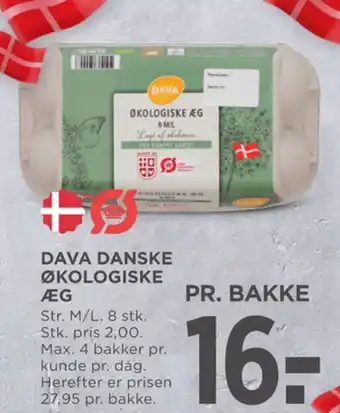 MENY Økologiske æg M/L tilbud