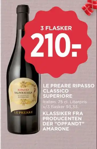 MENY Italiensk Rødvin tilbud
