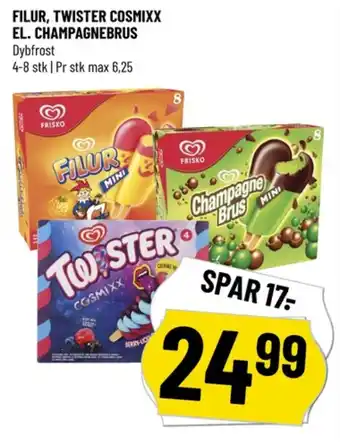 Løvbjerg Filur Mini ispinde tilbud