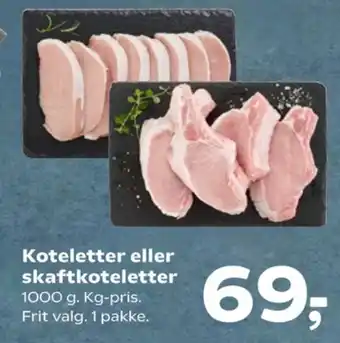SuperBrugsen Skaftkoteletter tilbud