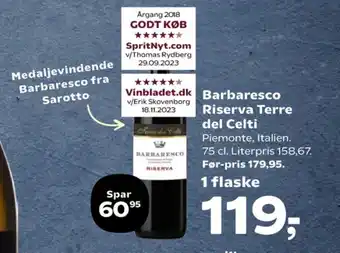 SuperBrugsen Italiensk Rødvin tilbud