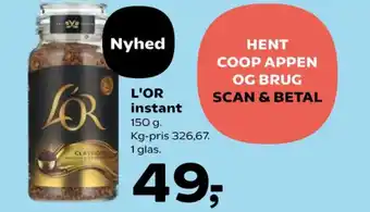 SuperBrugsen Instant Kaffe tilbud