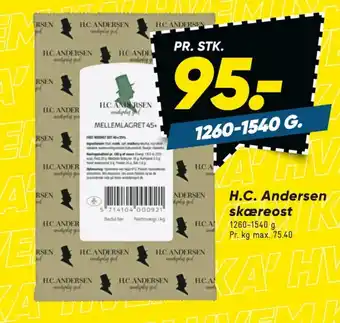 Bilka Skæreost Mellemlagret 45+ tilbud