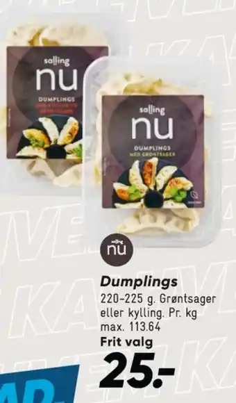 Dumpling med grøntsager