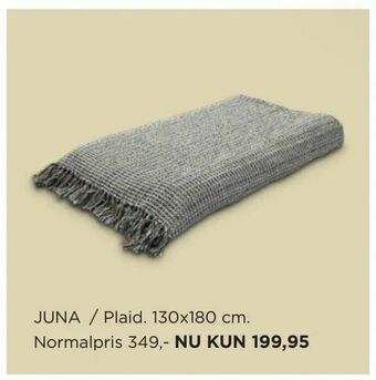 Salling JUNA Plaid 130x180 cm tilbud