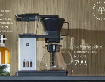 Salling OBH NORDICA Kaffemaskine 2411 Blooming-funktion tilbud