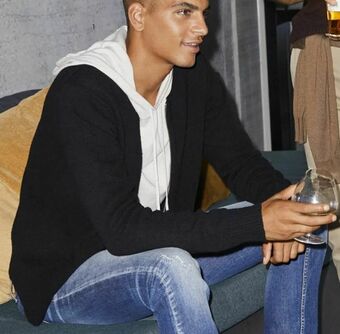 Salling Strik med lynlås tilbud