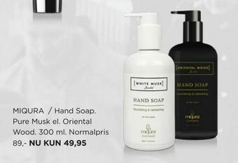 Salling Hand Soap Pure Musk el. Oriental Wood tilbud