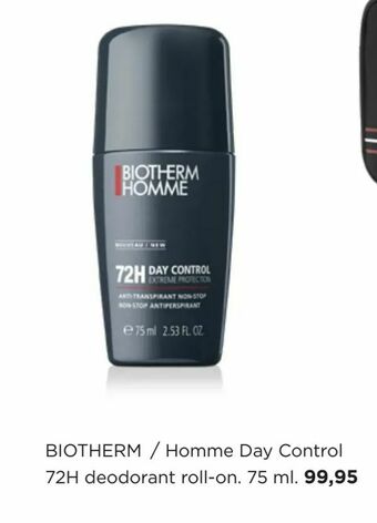 BIOTHERM Homme Day Control 72H deodorant roll-on