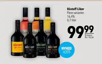 Citti Råstoff Likør tilbud