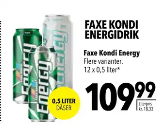 Citti Faxe Kondi Energy tilbud