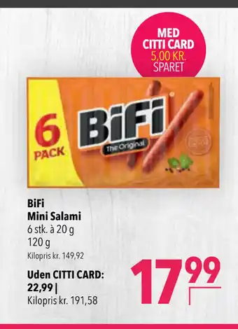 Citti BiFi Mini Salami tilbud