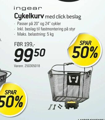 Thansen Cykelkurv tilbud