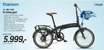 Thansen El-foldecykel tilbud