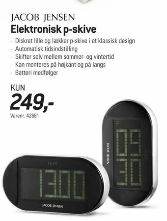 Thansen Elektronisk p-skive tilbud