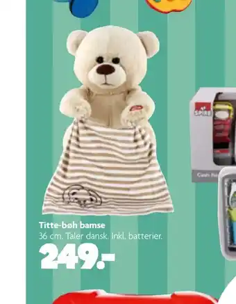 Fætter BR Titte-bøh bamse tilbud