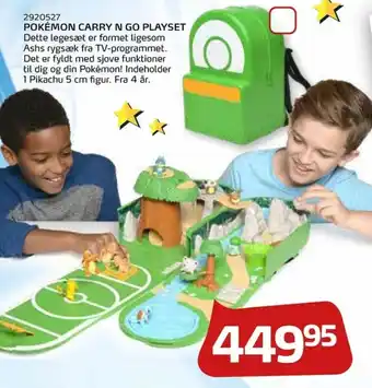 Legekæden Pokémon Carry N Go Playset tilbud