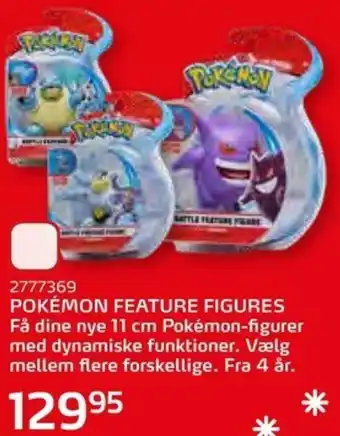 Legekæden Pokémon Feature Figures tilbud