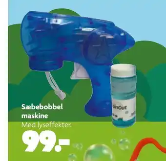 Sæbebobbel maskine