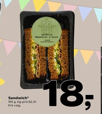 Coop 365 Sandwich tilbud