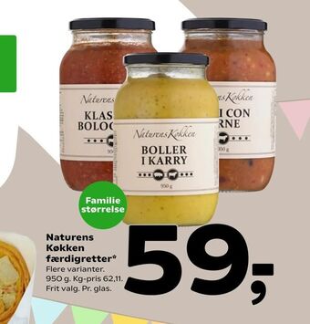 Coop 365 Naturens Køkken færdigretter tilbud