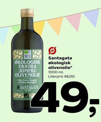 Coop 365 Santagata økologisk olivenolie tilbud
