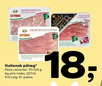 Coop 365 Italiensk pålæg tilbud